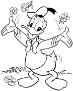 Donald Duck Online Coloring